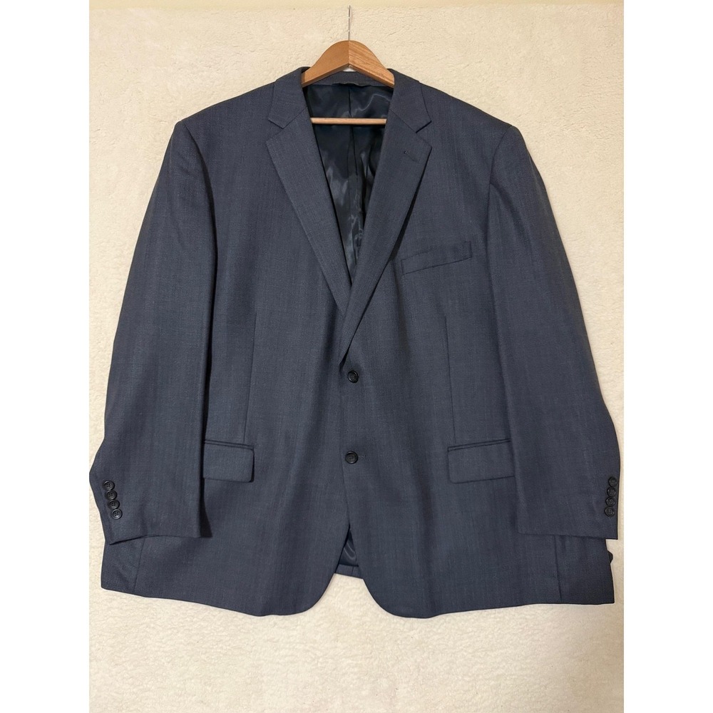 Pronto Uomo Blazer Mens 54R Gray‎ 100% Wool Platinum Luxury Sport Coat Jacket
